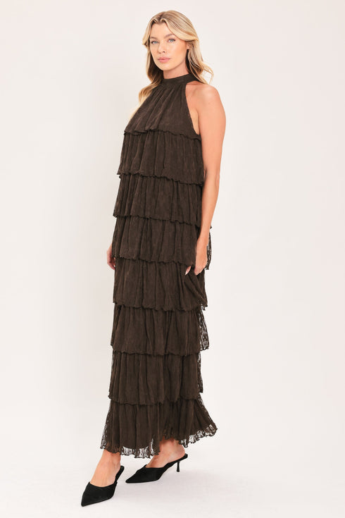 deep-brown-lace-drift-halter-woven-maxi-dress-flying-tomato-sophias-style-5