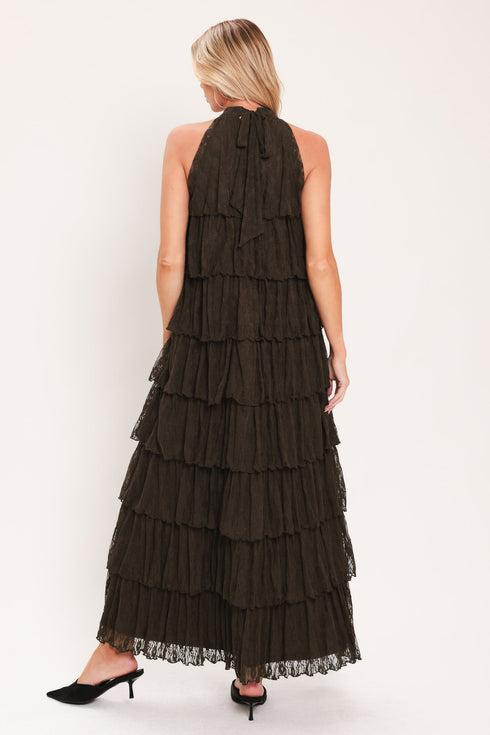 deep-brown-lace-drift-halter-woven-maxi-dress-flying-tomato-sophias-style-6