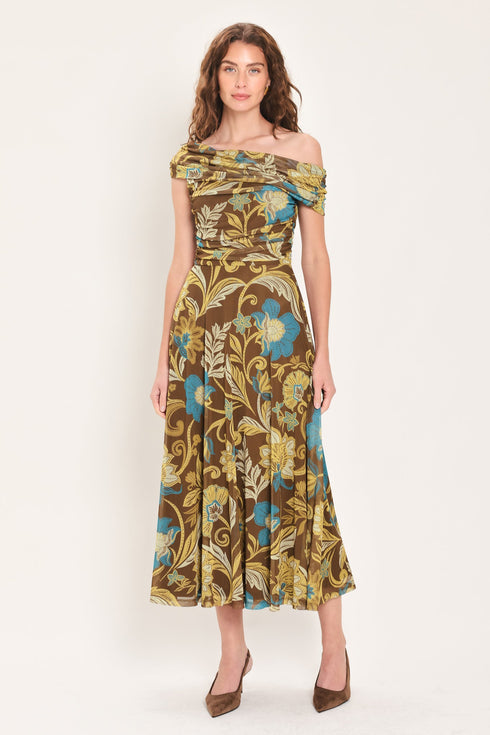 teal-temptation-brown-teal-draped-one-shoulder-mesh-midi-dress-flying-tomato-sophias-style-5