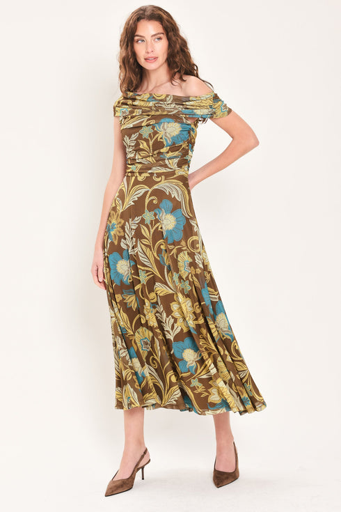teal-temptation-brown-teal-draped-one-shoulder-mesh-midi-dress-flying-tomato-sophias-style-2