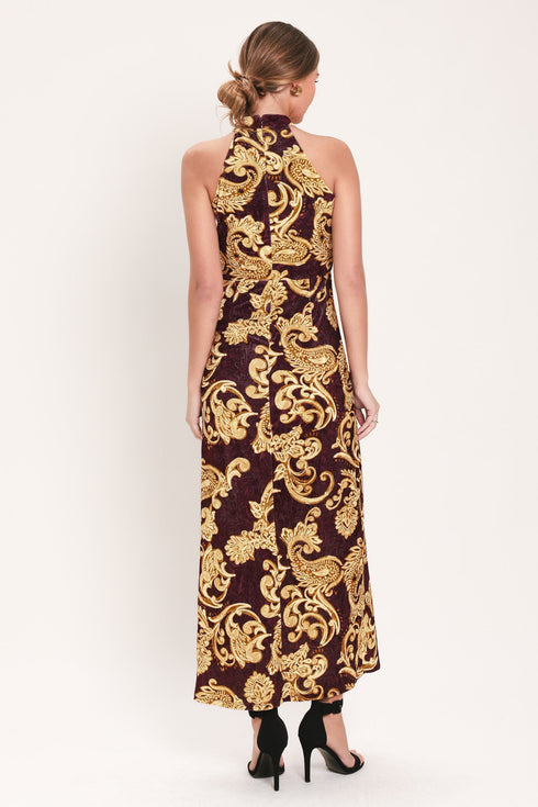 scarlet-spell-dark-scarlet-printed-crushed-velvet-halter-maxi-dress-flying-tomato-sophias-style-7