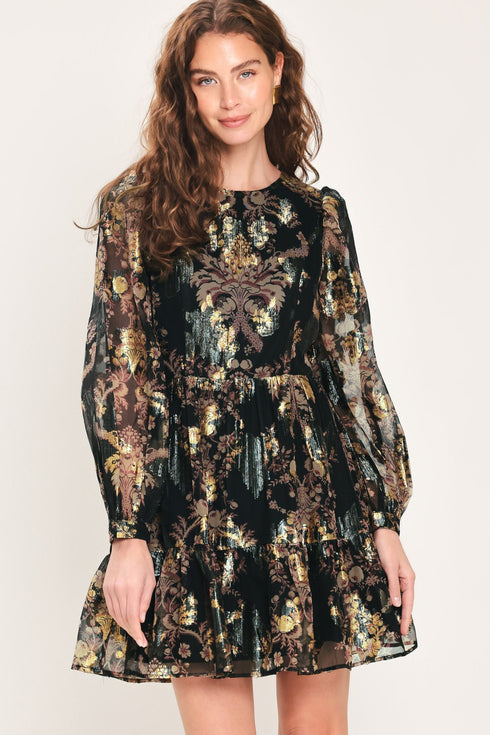 midnight-flirt-black-printed-ruffle-hem-mini-dress-flying-tomato-sophias-styleDRESSES-1