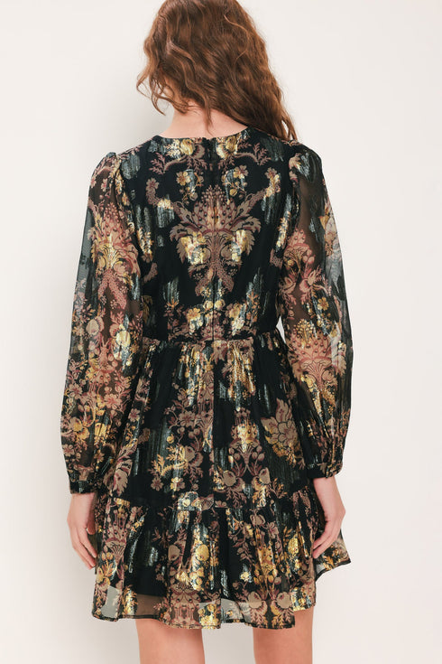 midnight-flirt-black-printed-ruffle-hem-mini-dress-flying-tomato-sophias-style-6