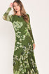 enchanted-grove-moss-green-printed-mesh-ankle-dress-flying-tomato-sophias-style-4