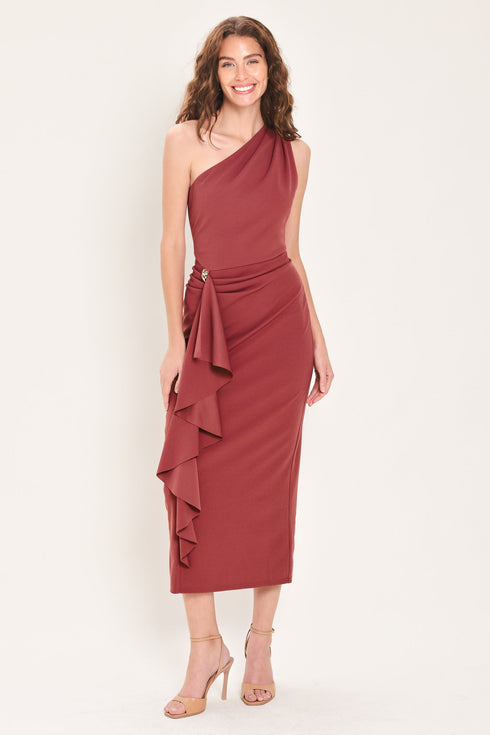 sienna-statement-burnt-sienna-ruffle-one-shoulder-midi-dress-flying-tomato-sophias-style-3