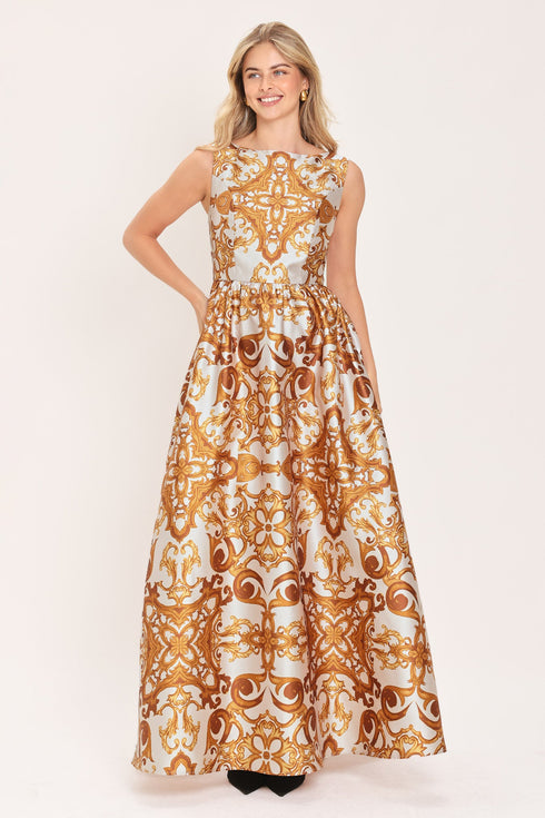 rustic-bloom-rust-printed-full-skirt-maxi-dress-flying-tomato-sophias-styleDRESSES-1