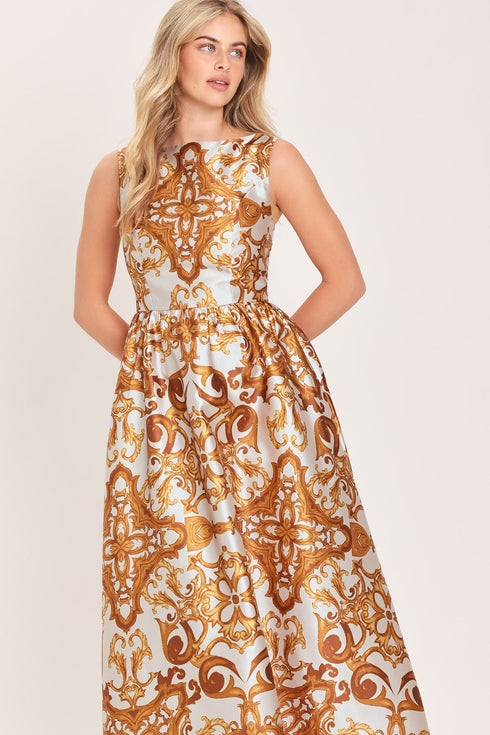 rustic-bloom-rust-printed-full-skirt-maxi-dress-flying-tomato-sophias-style-2