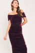 plum-embrace-plum-velvet-off-shoulder-ruched-midi-dress-flying-tomato-sophias-style-5