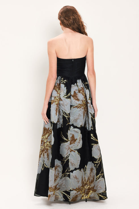 noir-garden-black-strapless-printed-full-skirt-maxi-dress-flying-tomato-sophias-style-5