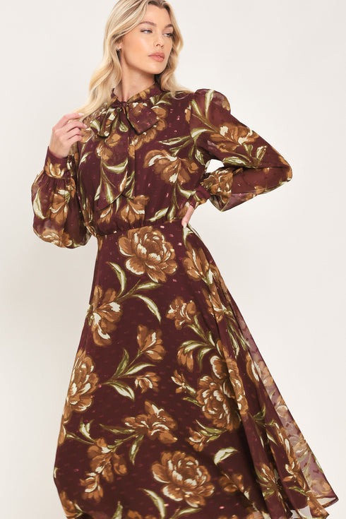 merlot-moment-burgundy-textured-tie-neck-midi-dress-flying-tomato-sophias-style-4
