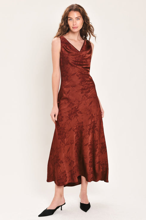 brick-beauty-jacquard-cowl-neck-twist-back-midi-dress-flying-tomato-sophias-style-3