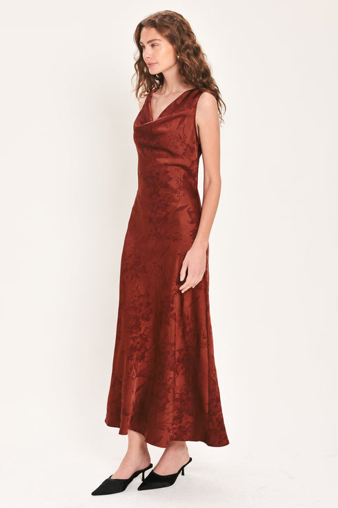 brick-beauty-jacquard-cowl-neck-twist-back-midi-dress-flying-tomato-sophias-style-7