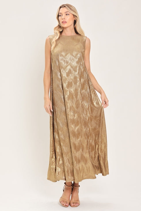 golden-glimmer-gold-foil-belted-midi-dress-flying-tomato-sophias-style-3