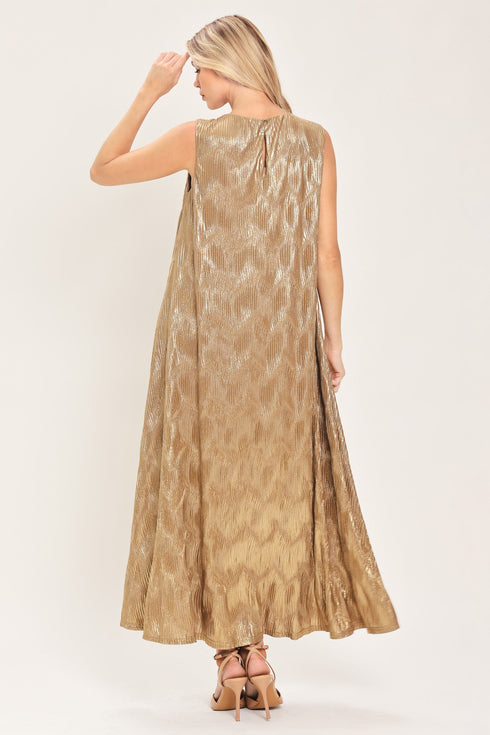 golden-glimmer-gold-foil-belted-midi-dress-flying-tomato-sophias-style-7