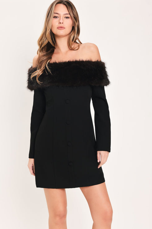 noir-frost-black-faux-fur-off-shoulder-mini-dress-flying-tomato-sophias-styleDRESSES-1
