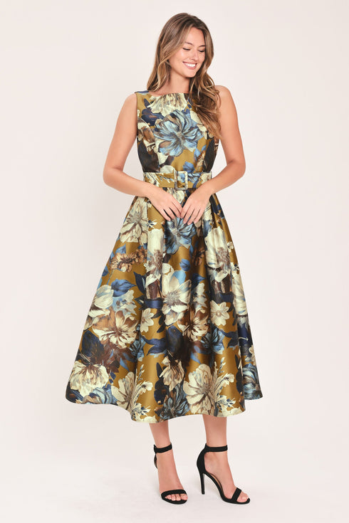 golden-meadow-dijon-printed-belted-midi-dress-flying-tomato-sophias-style-5