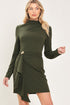 olive-attitude-dark-olive-funnel-neck-ruffle-mini-dress-flying-tomato-sophias-style-4