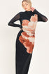 shadow-bloom-black-printed-mesh-shirred-midi-dress-flying-tomato-sophias-style-2