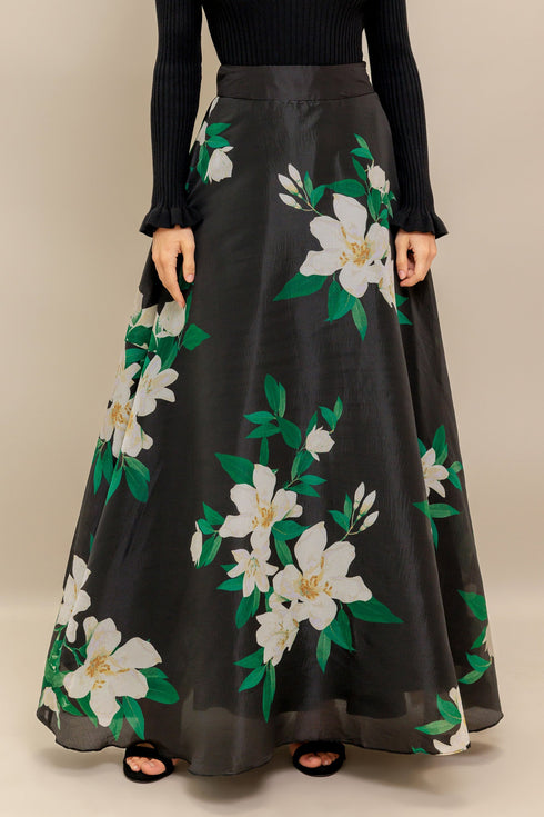 elegant-wildflower-woven-maxi-skirt Flying Tomato-Sophia's Style-4