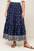 bebe-alert-navy-woven-midi-skirt Flying Tomato-Sophia's Style-5