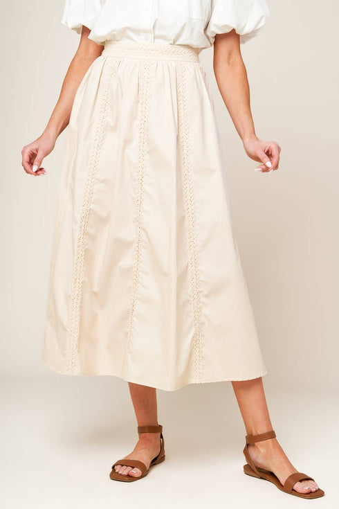 layton-cream-woven-midi-skirt Flying Tomato-Sophia's StyleSKIRTS-1