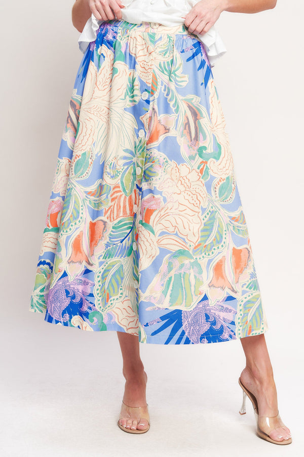 made-for-daydreams-woven-full-skirt-flying-tomato-Sophia's StyleSKIRTS-1