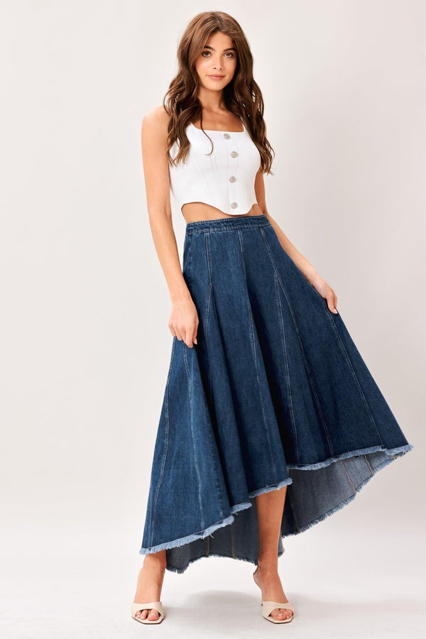 city-swing-denim-hi-lo-midi-circle-skirt-flying-tomato-sophias-styleSKIRTS-1