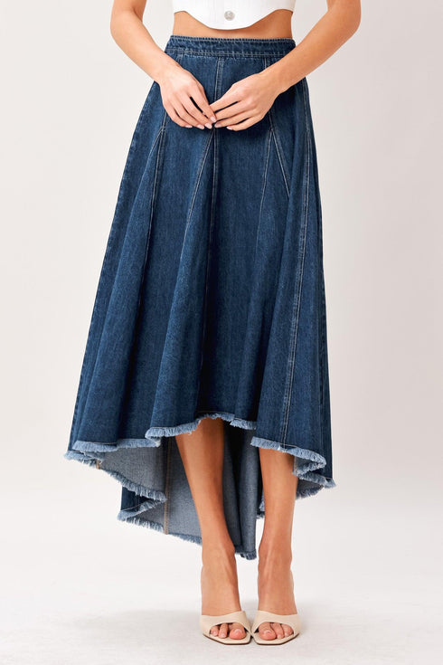 city-swing-denim-hi-lo-midi-circle-skirt-flying-tomato-sophias-style-2