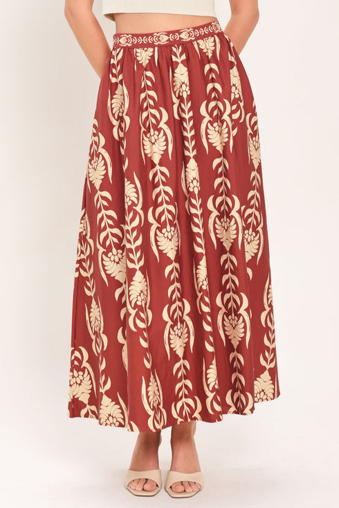 waikiki-sunset-woven-ankle-shirt-flying-tomato-sophias-styleSKIRTS-1
