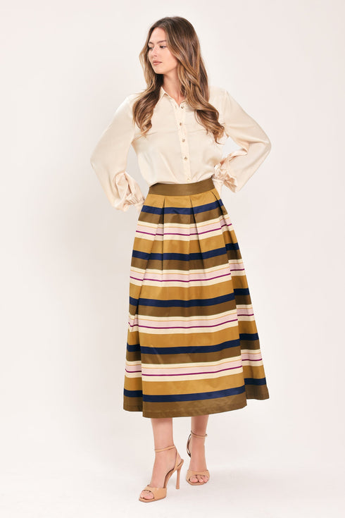 saffron-stripe-whisper-woven-full-midi-skirt-sophias-style-4