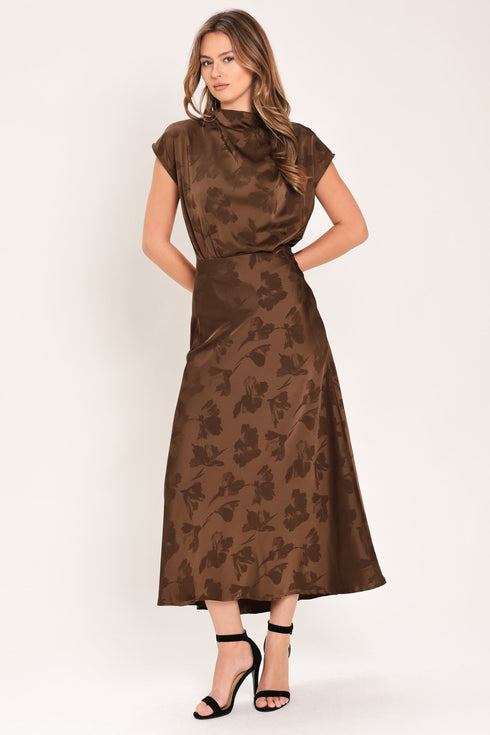 chocolate-floral-woven-jacquard-midi-skirt-sophias-style-2