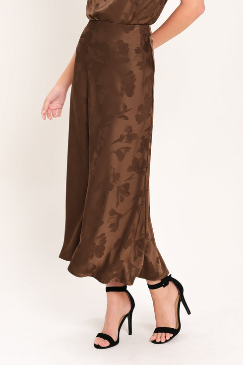 chocolate-floral-woven-jacquard-midi-skirt-sophias-style-3
