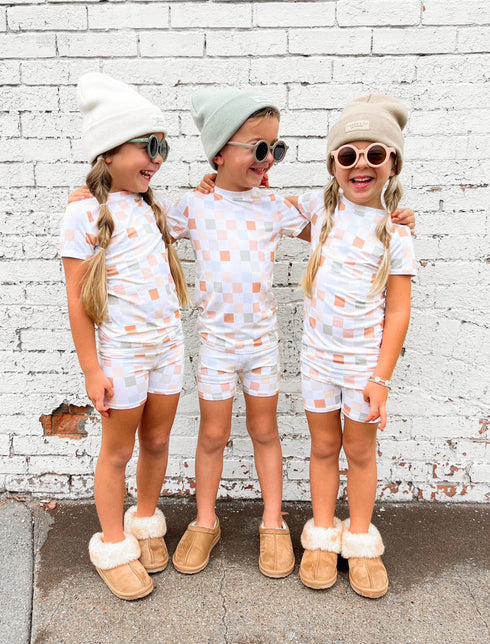 muted-checkers-dream-short-set Dream-Big-Little-Co-pajama-baby-blanket