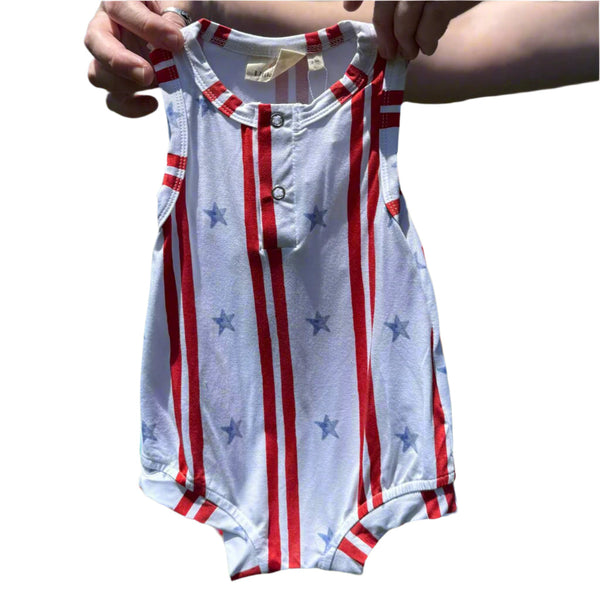 stars-stripes-henley-bamboo-romper at Sophia's Style-1