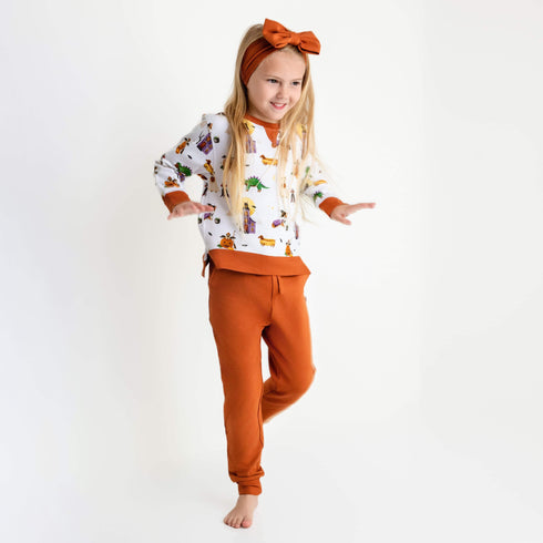 howl-o-ween-dog-kids-jogger-set Big Dreams Little Jammie Session Sophia's Style-4