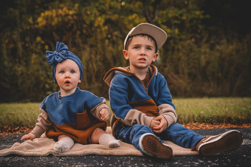 salt-and-pine-x-ljc-color-block-sweatshirt-romper Little Joy Co - Sophia's Style-3