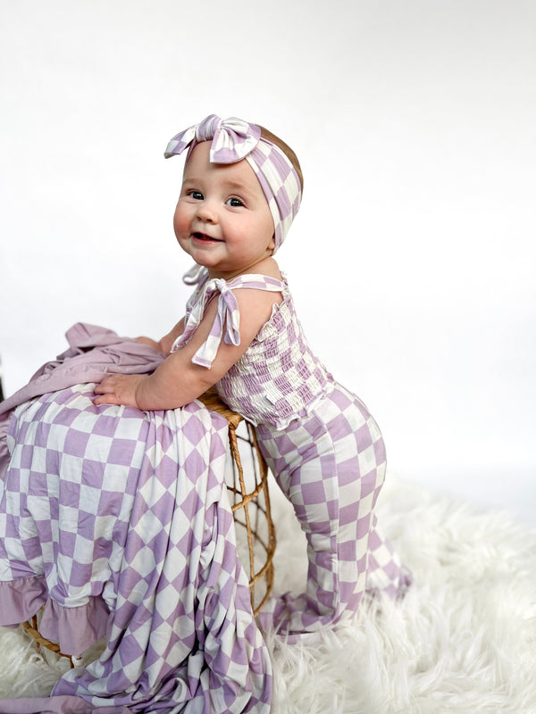 periwinkle-checks-dream-smocked-flare-set Dream-Big-Little-Co-pajama-baby-blanket