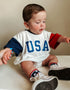 usa-colorblock-t-shirt-romper at Sophia's StyleOutfit-1