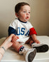 usa-colorblock-t-shirt-romper at Sophia's Style-6