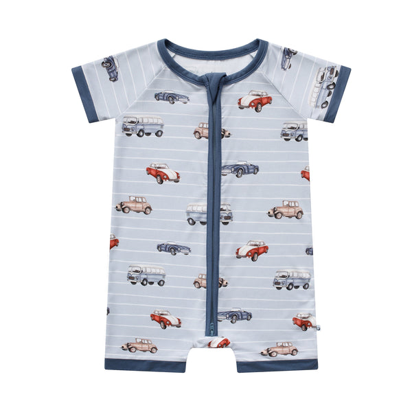 classic-cruisers-car-short-sleeve-romper Big Dreams Little Jammie Session Sophia's Style-1