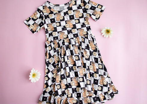 smiley-cup-of-checkers-dream-ruffle-dress Dream-Big-Little-Co-pajama-baby-blanket