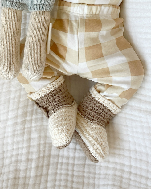 Giddy Up Booties - Cream