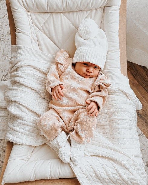 luna-luca-floral-jacquard-jumpsuit Luna and Luca Newborn Baby Clothes