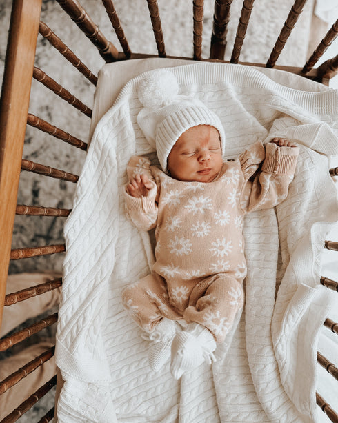 luna-luca-floral-jacquard-jumpsuit Luna and Luca Newborn Baby Clothes