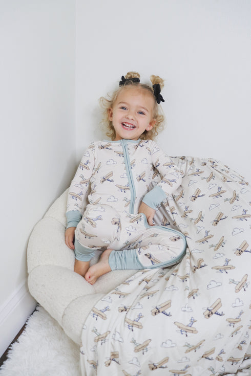 plane-fun-dream-romper Dream-Big-Little-Co-pajama-baby-blanket