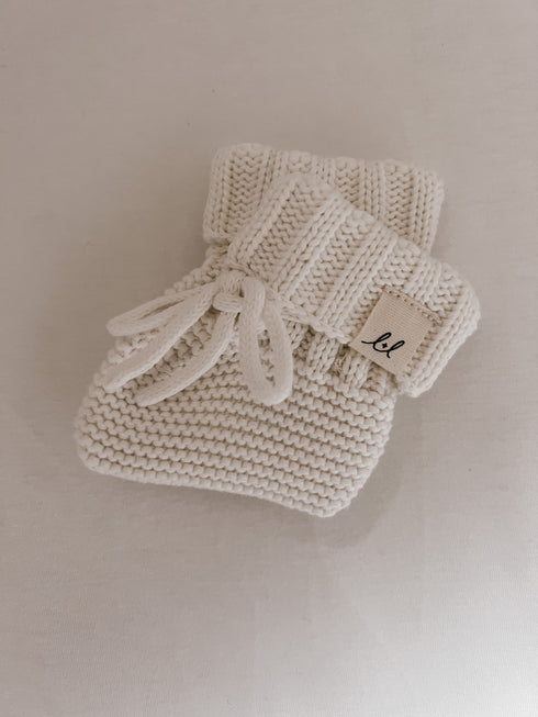 luna-luca-organic-booties-white Luna and Luca Newborn Baby Clothes