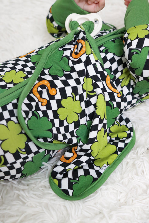 shamrockin-checks-dream-lovey Dream-Big-Little-Co-pajama-baby-blanket
