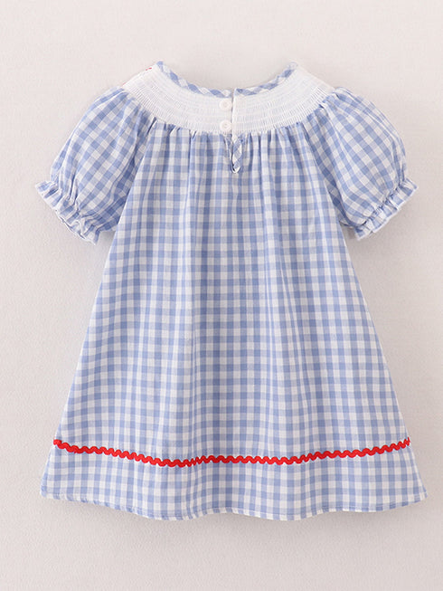 girls-back-to-school-smocking-pencil-apple-embroidered-plaid-dress Rylee Faith Designs - Sophia's Style-2