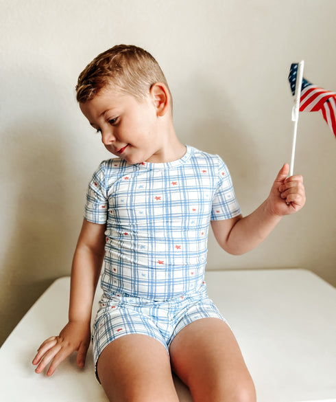 stars-gingham-2pc-bamboo-pajamas- at Sophia's Style-4