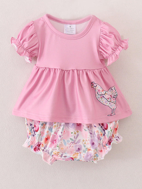 pink-baby-girls-farm-short-set-Sophia's Style-Outfit-1